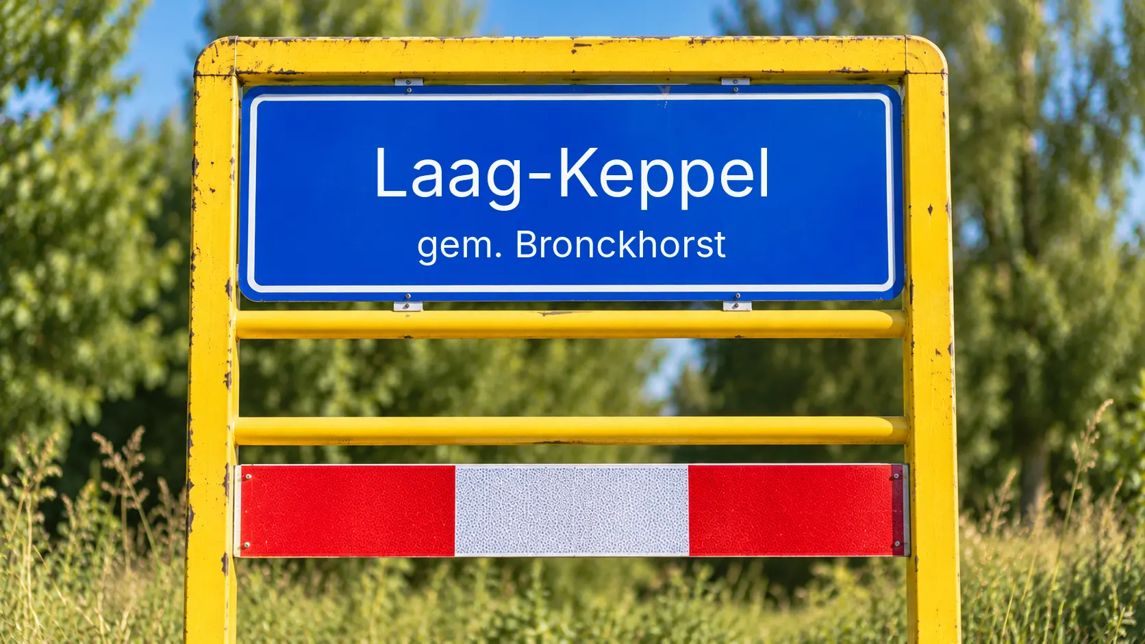 Plaatsnaambord Laag-Keppel