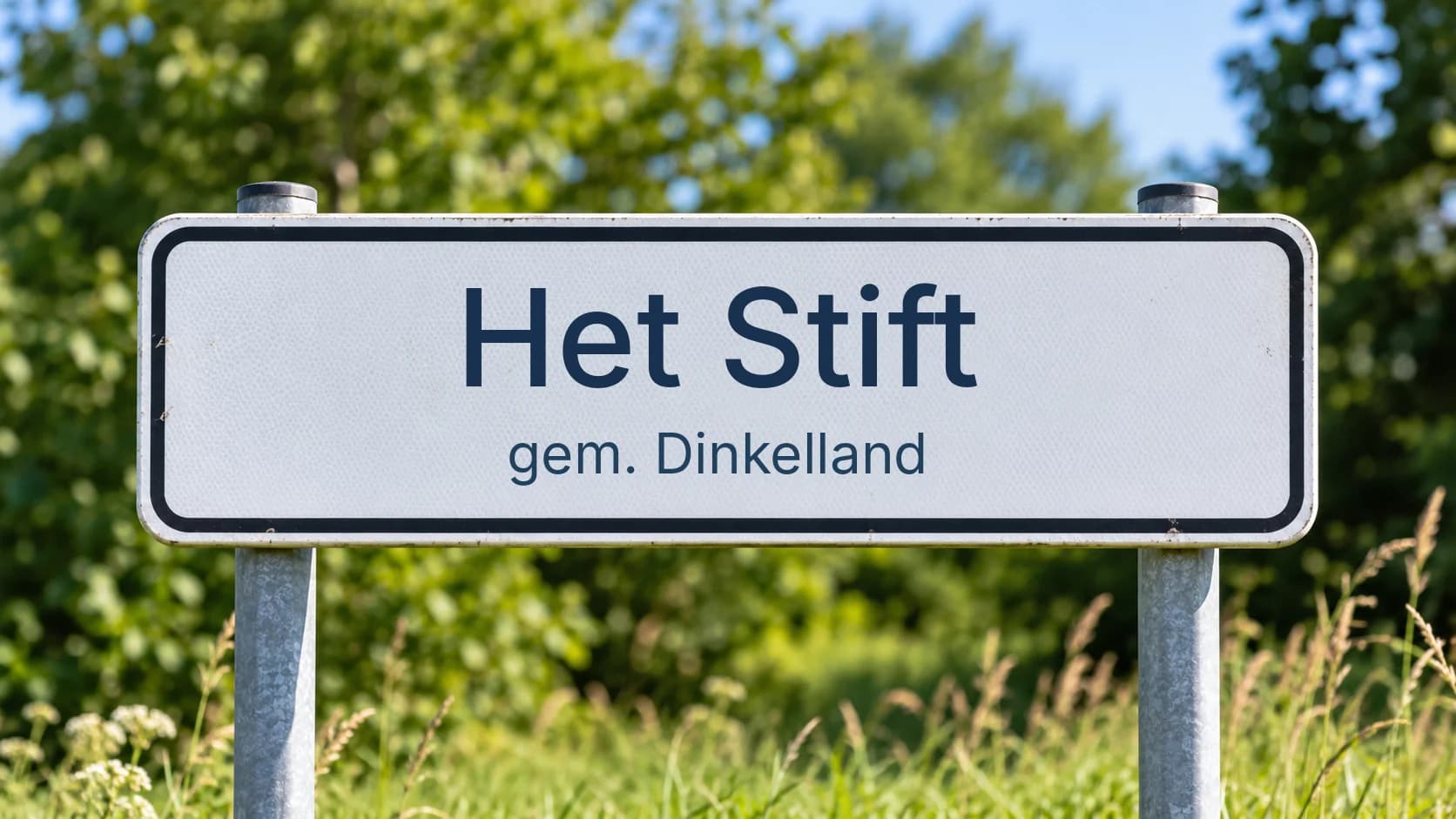 Plaatsnaambord Het Stift