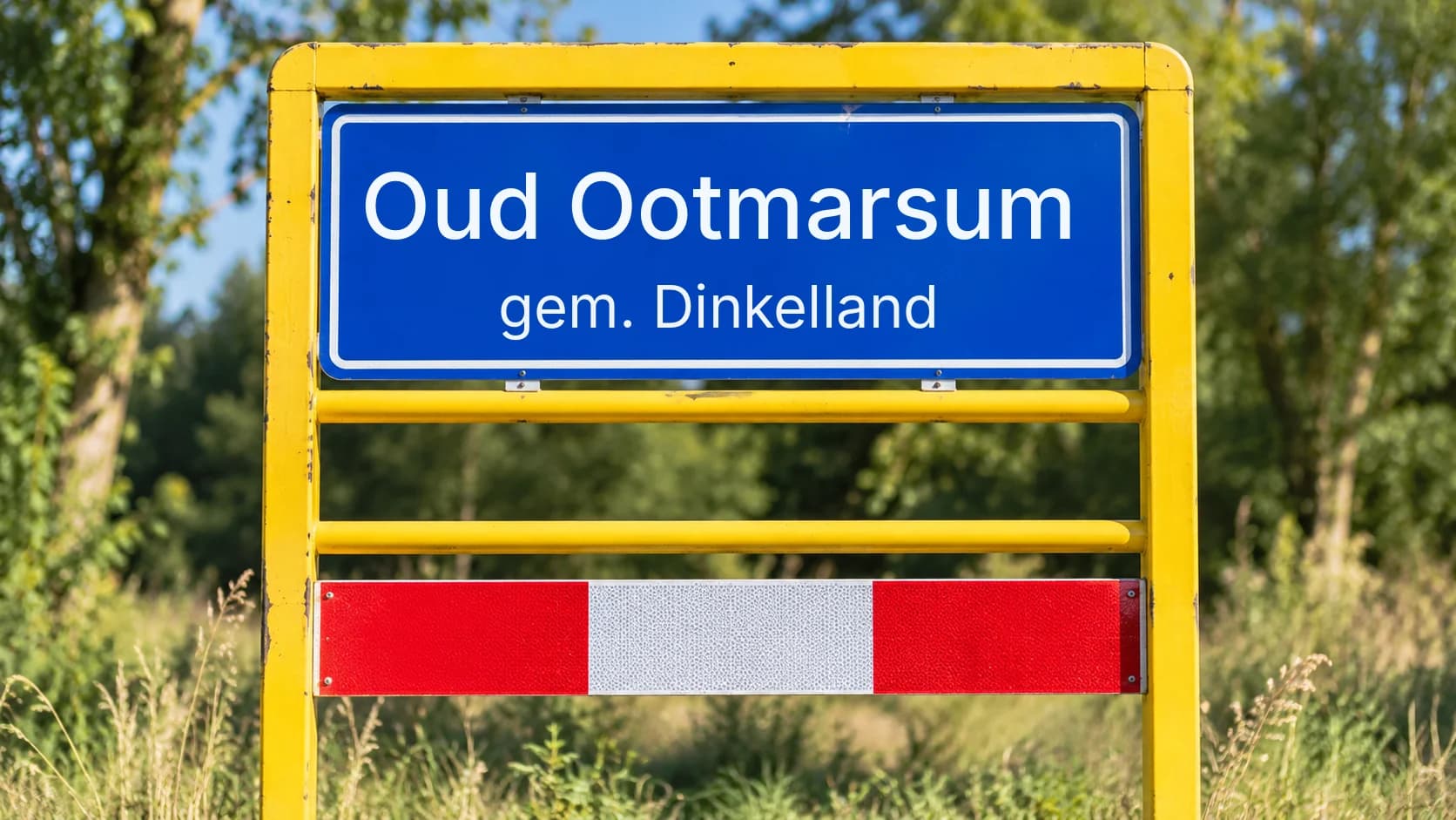 Plaatsnaambord Oud Ootmarsum