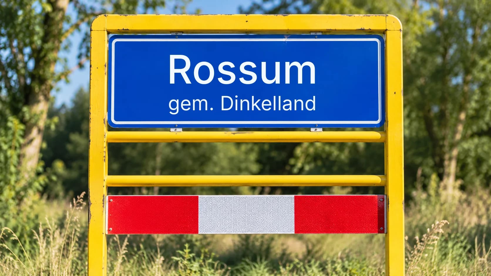 Plaatsnaambord Rossum
