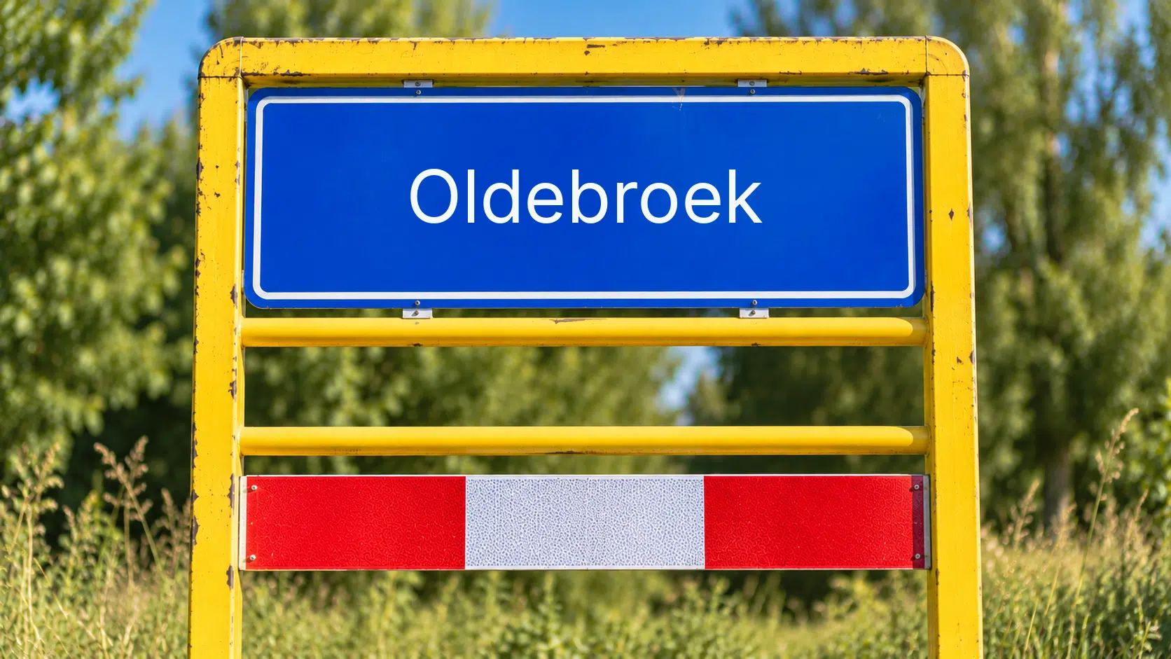 Plaatsnaambord Oldebroek