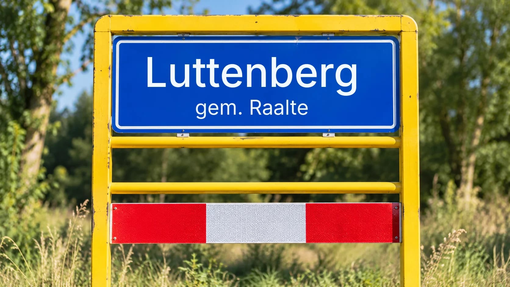 Plaatsnaambord Luttenberg