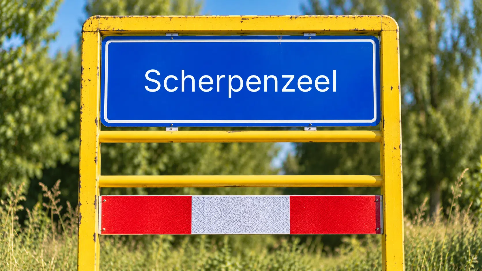 Plaatsnaambord Scherpenzeel