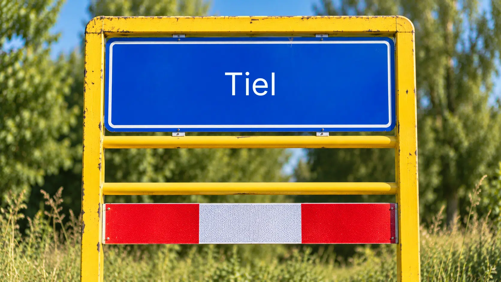 Plaatsnaambord Tiel