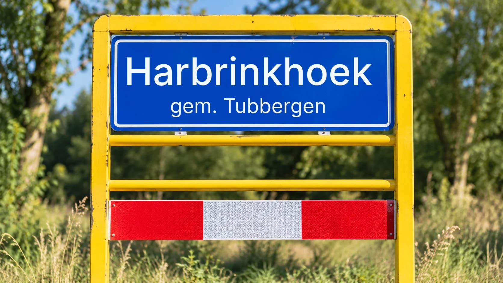 Plaatsnaambord Harbrinkhoek