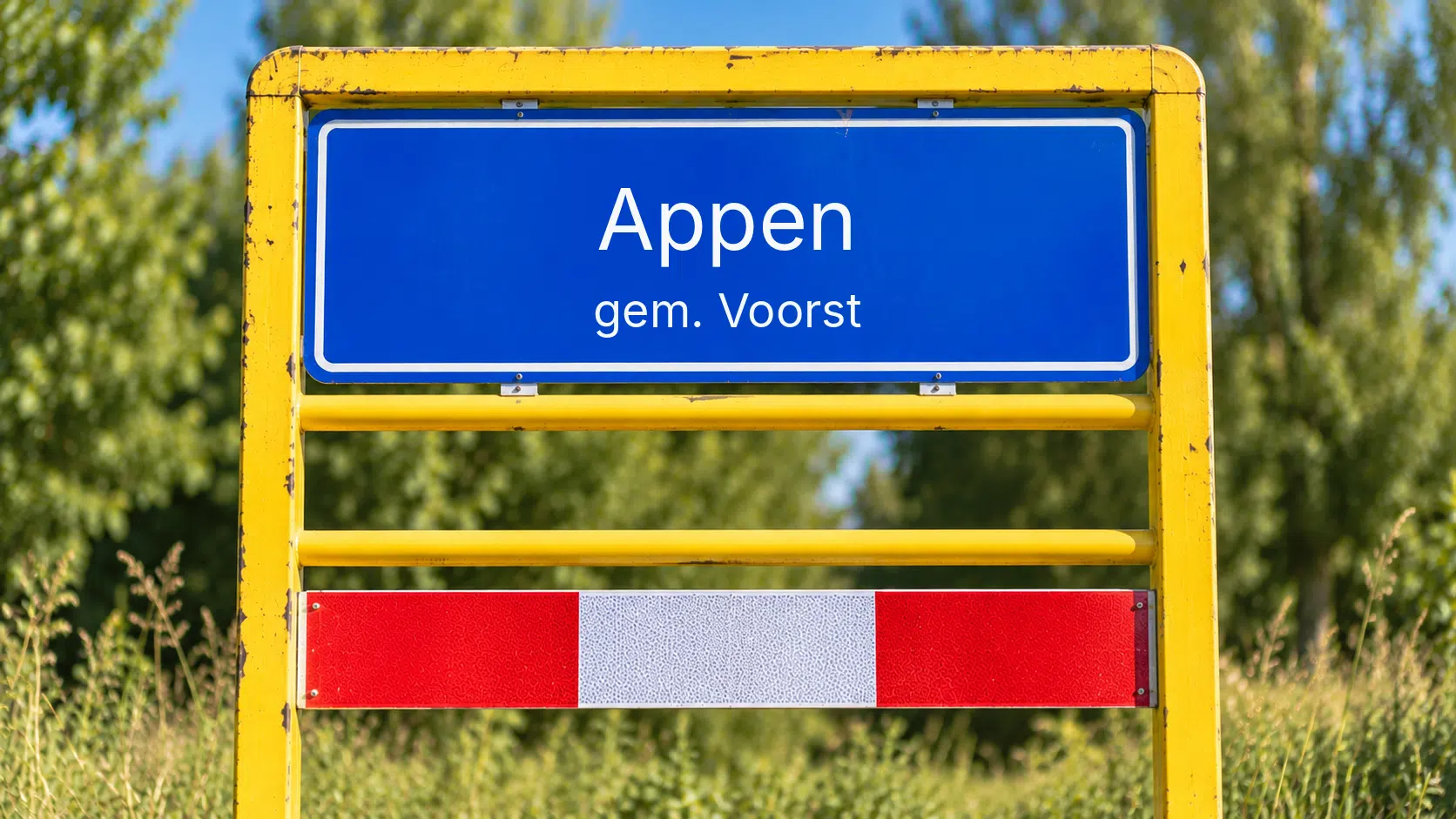 Plaatsnaambord Appen
