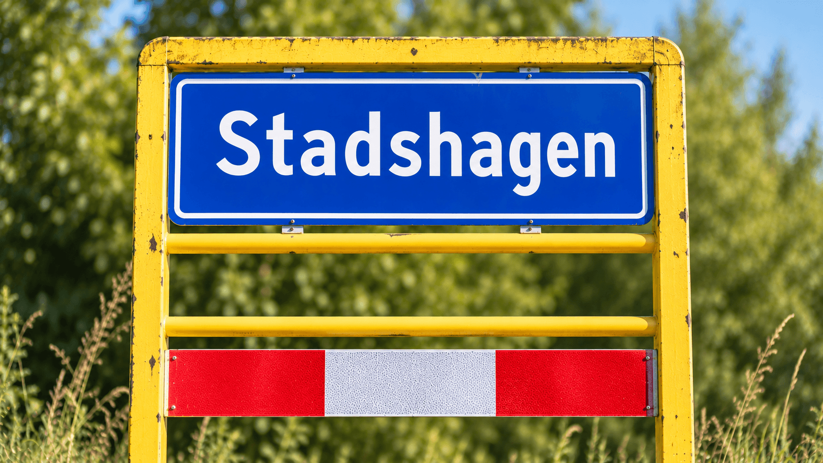 Plaatsnaambord Stadshagen