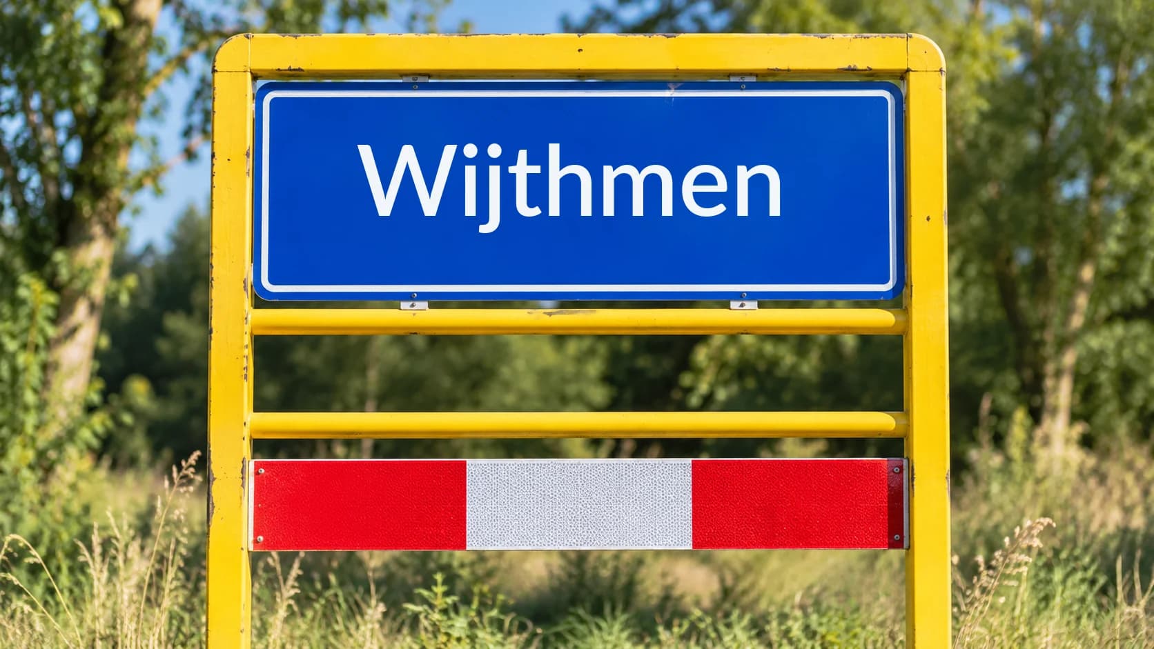 Plaatsnaambord Wijthmen