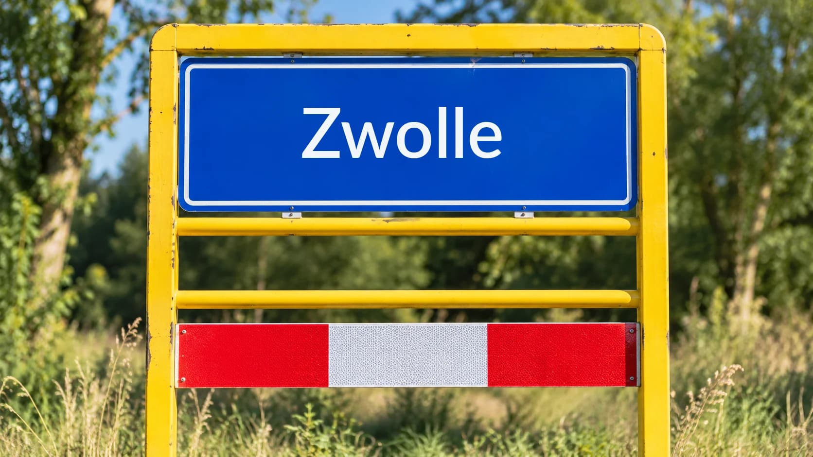 Plaatsnaambord Zwolle