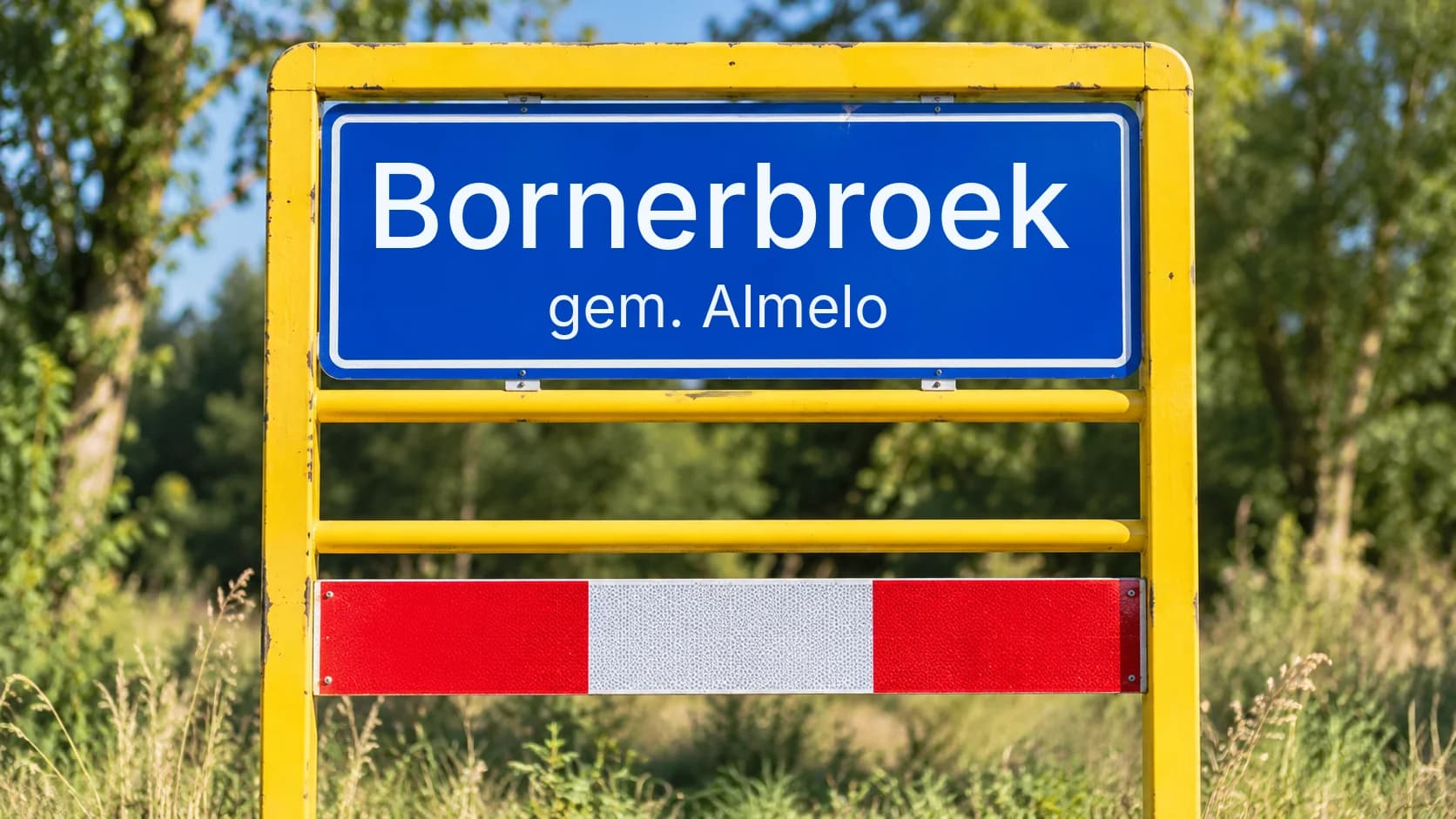 Plaatsnaambord Bornerbroek