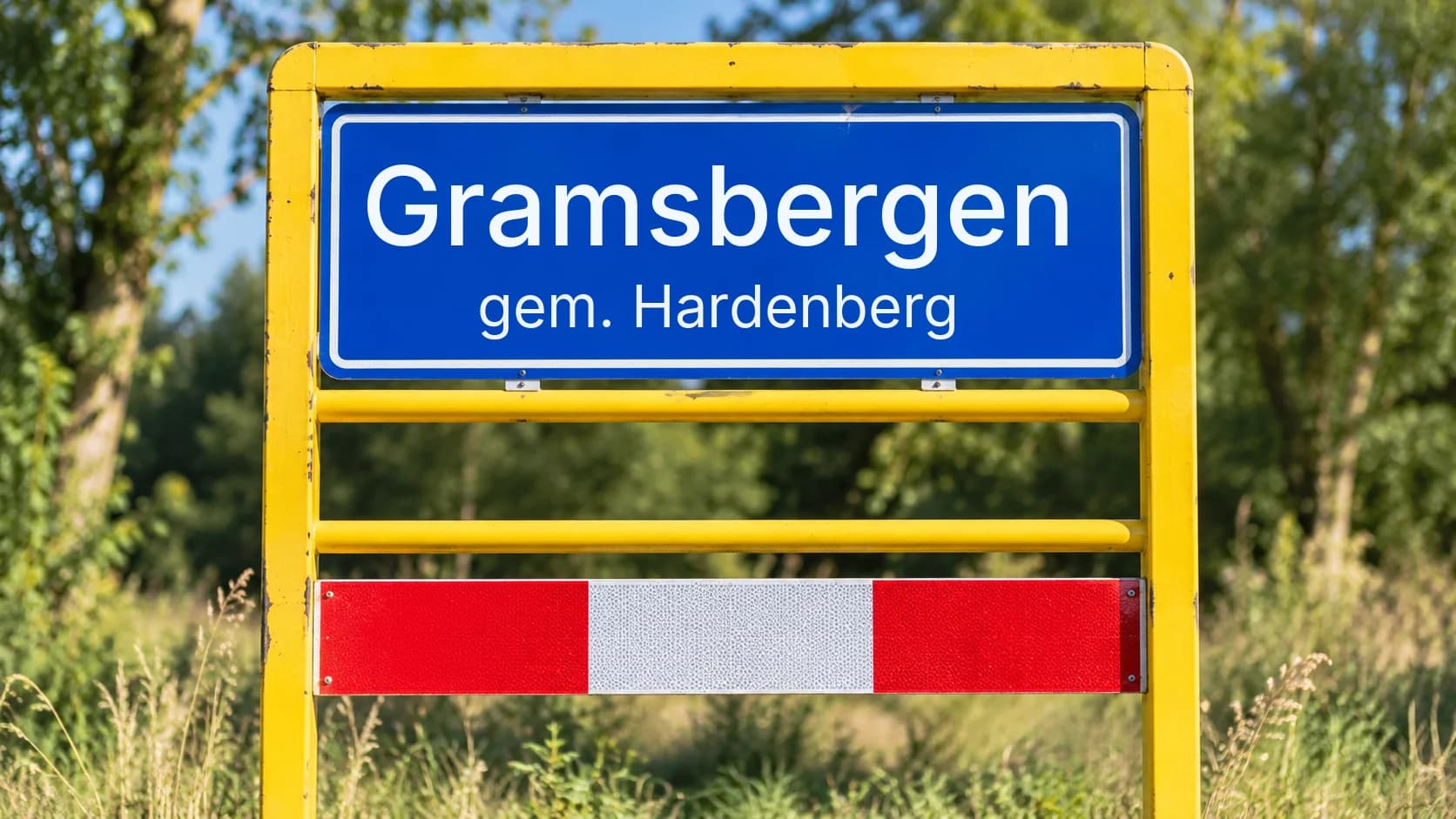 Plaatsnaambord Gramsbergen