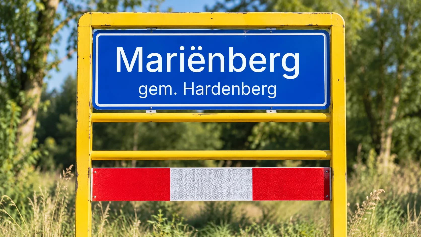 Plaatsnaambord Mariënberg