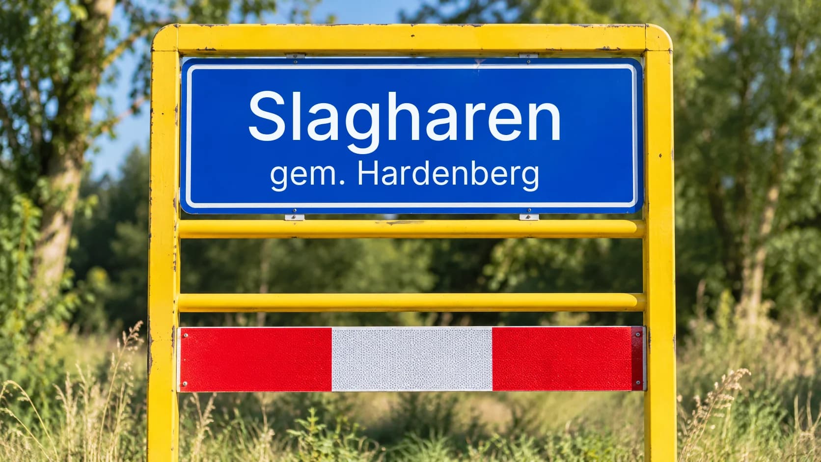 Plaatsnaambord Slagharen