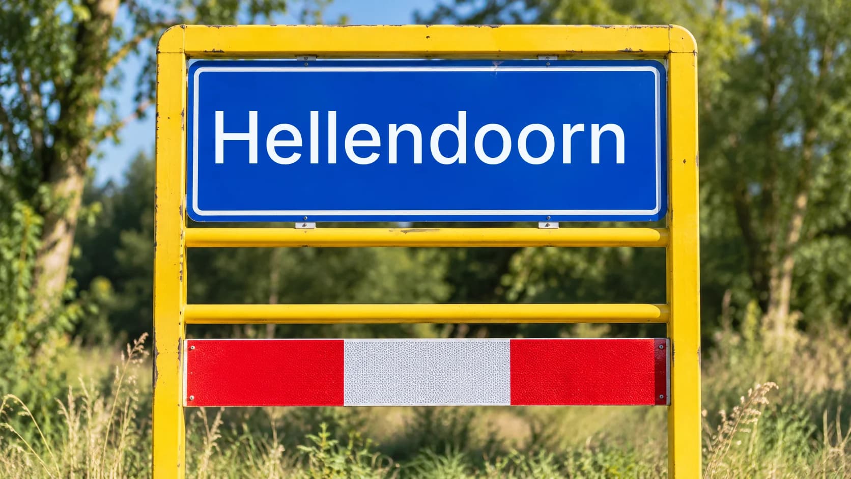 Plaatsnaambord Hellendoorn