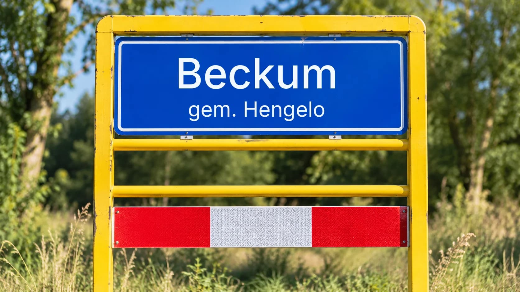 Plaatsnaambord Beckum