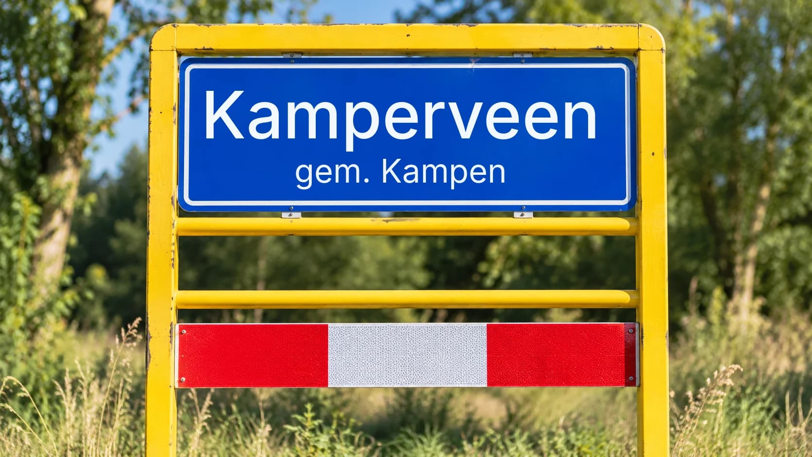 Plaatsnaambord Kamperveen