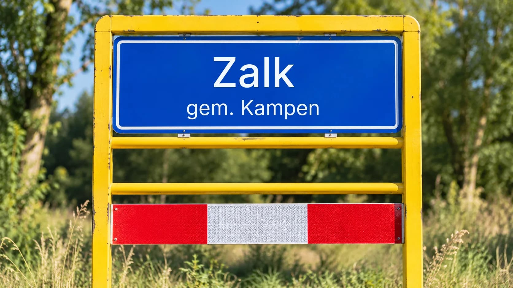 Plaatsnaambord Zalk