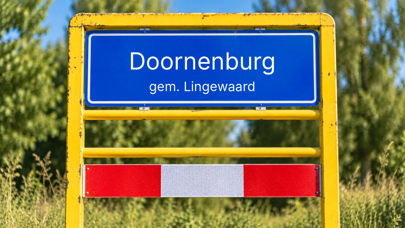 Plaatsnaambord Doornenburg