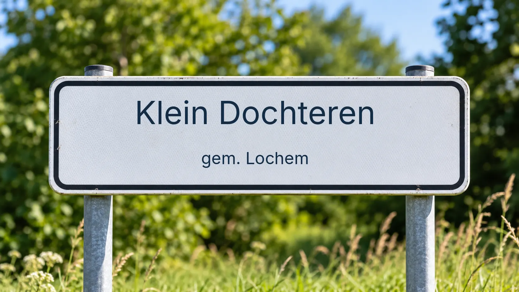 Plaatsnaambord Klein Dochteren