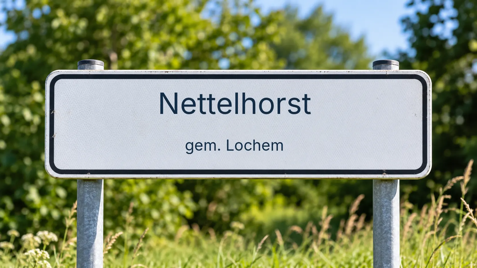 Plaatsnaambord Nettelhorst