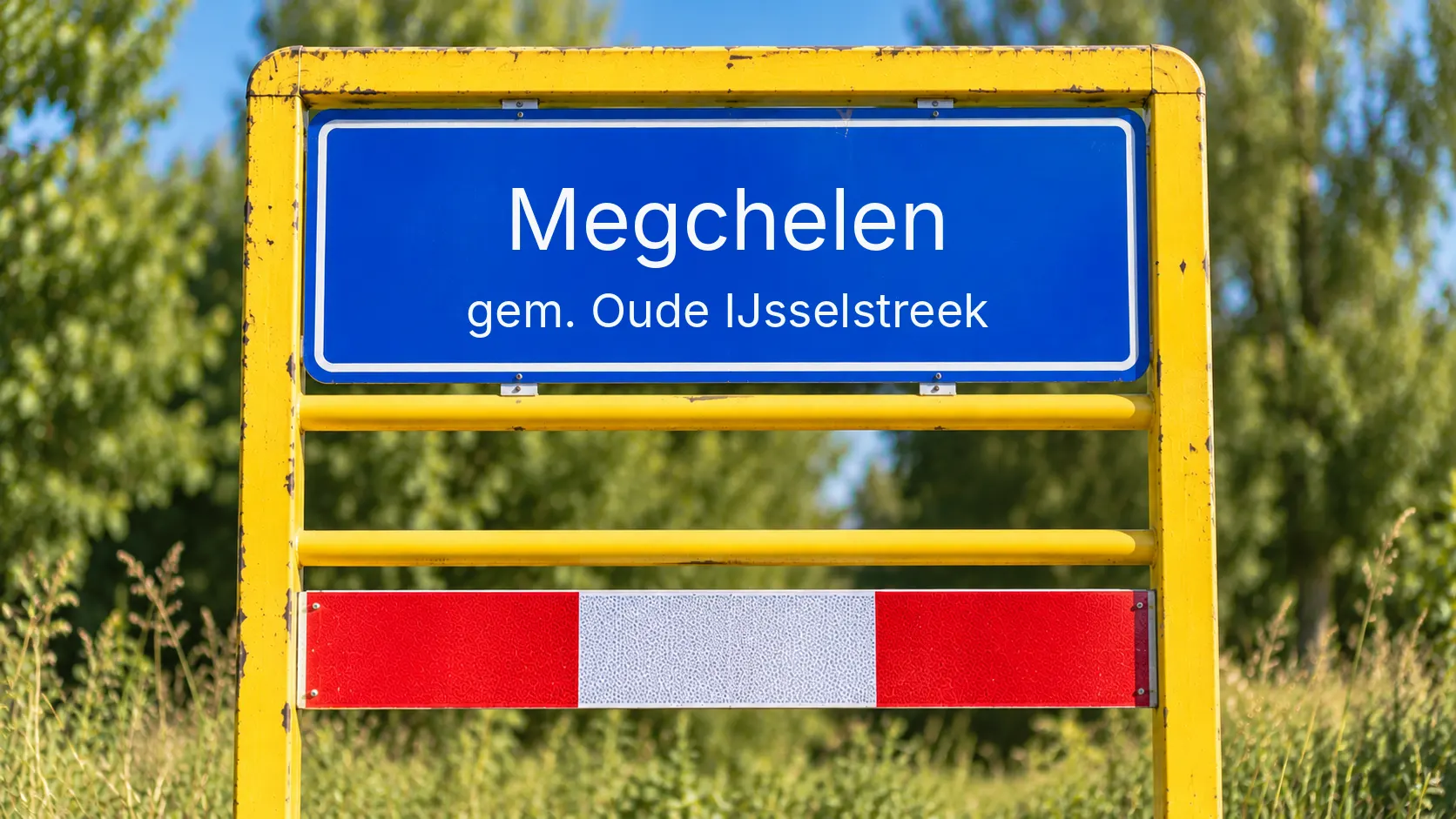 Plaatsnaambord Megchelen