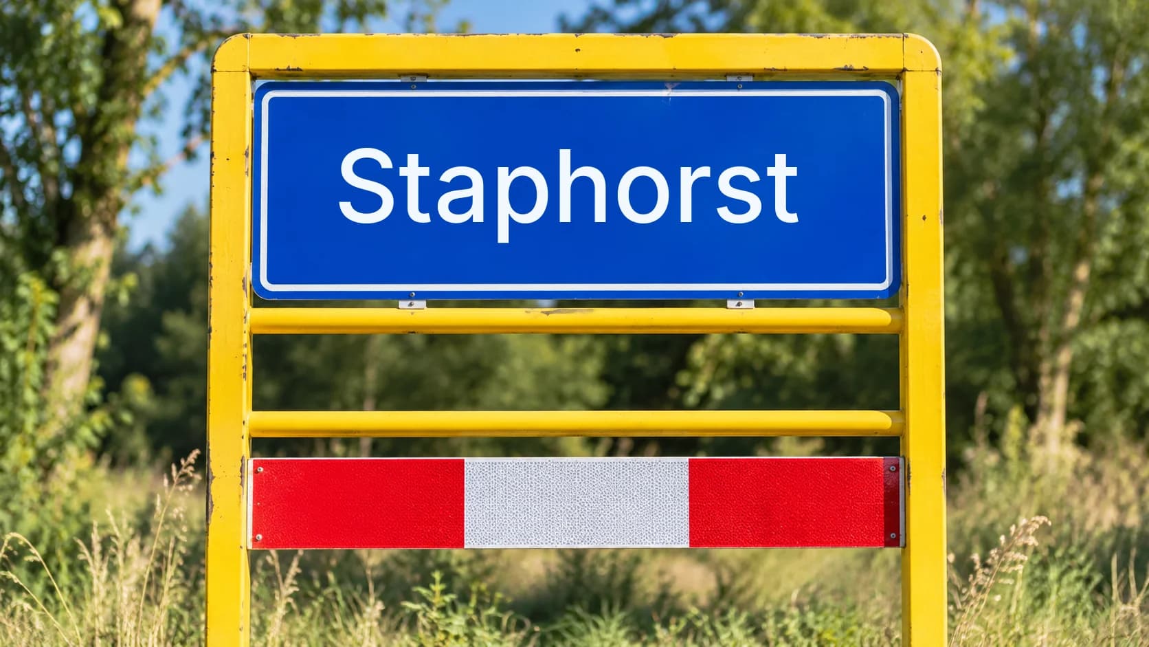 Plaatsnaambord Staphorst