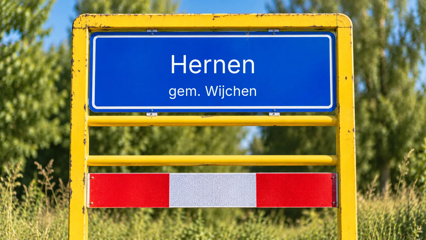 Plaatsnaambord Hernen